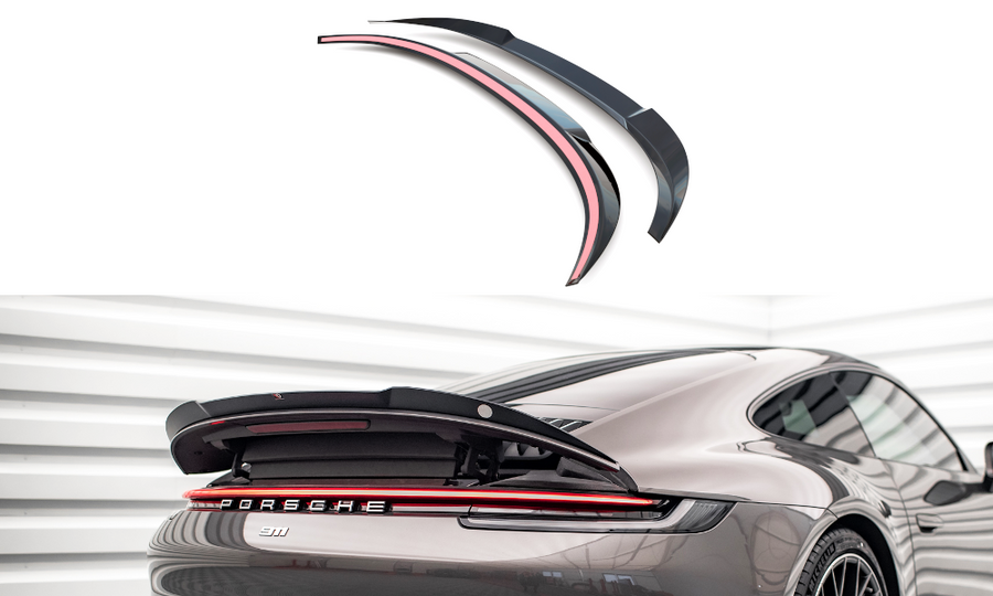 Maxton Design PO-911-992-CA-4S-CAP1T Spoiler Cap Porsche 911 Carrera 4S 992 | Duco Car Parts UK Car Parts