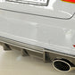 Rieger 00099369 Audi 8V Rear Diffuser for Sport Tailpipe Left & Right (A3 & S3) - Carbon-Look