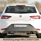 Rieger 00088089 SEAT 5F Leon FR Rear Diffuser for Sport Tailpipe Left & Right - Glossy Black