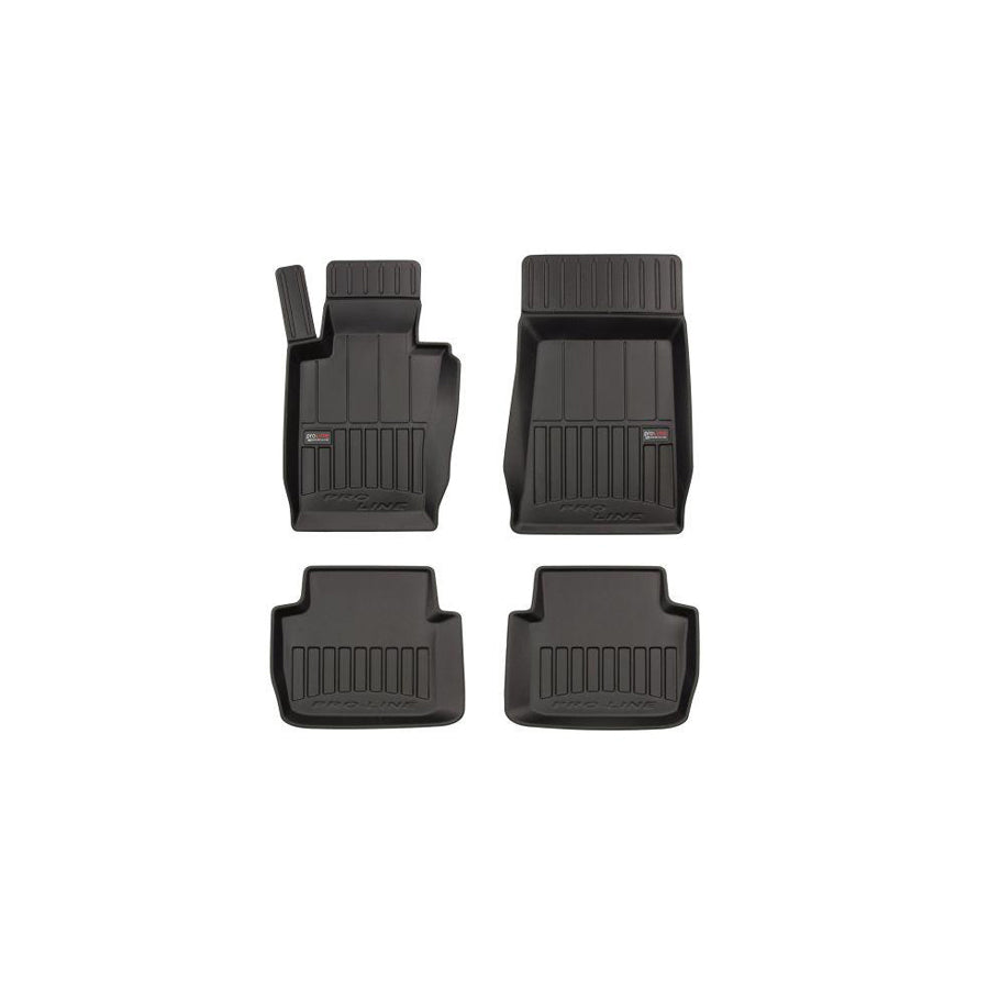 FROGUM Tailored 3D409668 Floor mat set for BMW 3 Saloon (E46) Elastomer, Front and Rear, Quantity: 4, Black, (LHD)