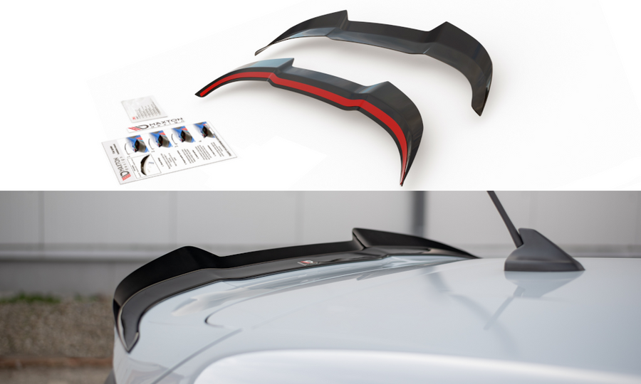 Maxton Design FO-FI-8-ST-CAP1T Spoiler Cap V.2 Ford Fiesta ST / ST-Line MK8 | Duco Car Parts UK Car Parts