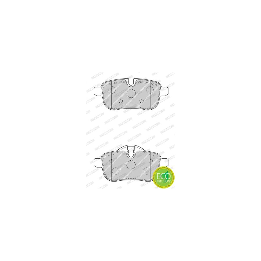 Ferodo Premier Eco Friction Fdb4401 Brake Pad Set For Bmw Z4 Roadster E89 Prepared For Wear Indicator With Accessories