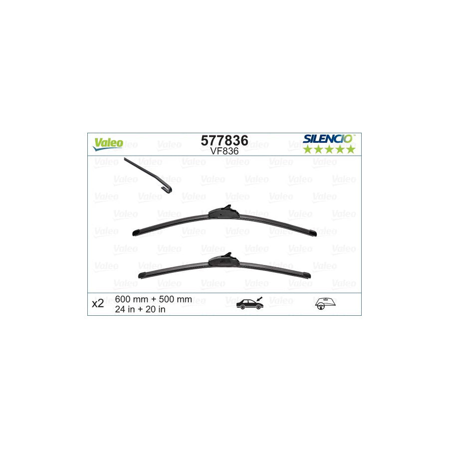 Valeo Silencio X.Trm 577836 Wiper Blade | Duco Car Parts UK Car Parts