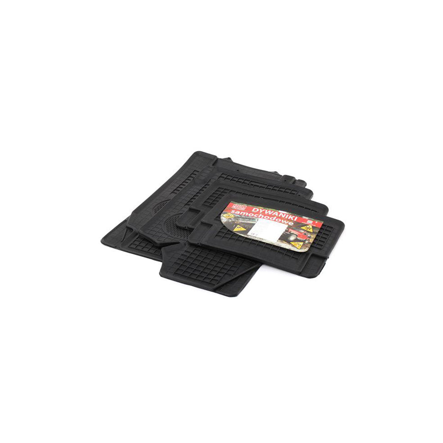 POLGUM Universal fit 1930C/1940C Floor mat set Elastomer, Front and Rear, Quantity: 4, Black