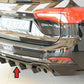 Rieger 00088240 Ford DEH Focus 4 Rear Diffuser (Inc. Focus 4 ST)