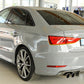 Rieger 00099368 Audi 8V A3 Rear Diffuser for Twin Tailpipe Left & Right - Carbon-Look