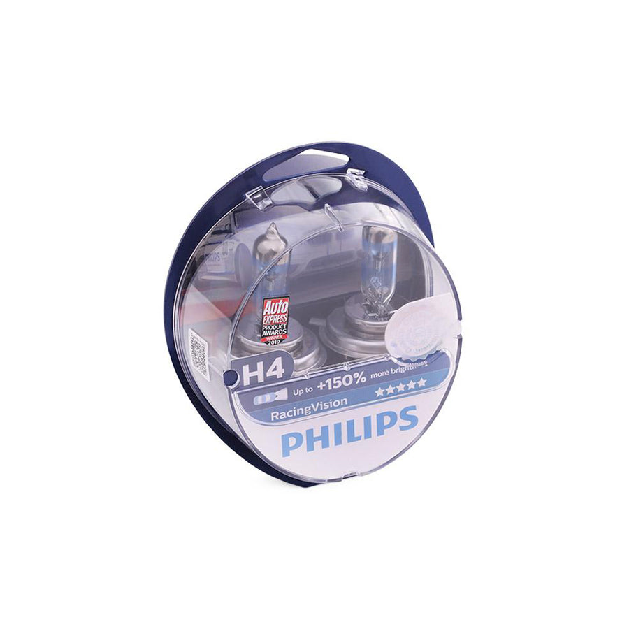 PHILIPS RacingVision 12342RVS2 Bulb, spotlight H4 12V 60/55W P43t-38 3400K Halogen