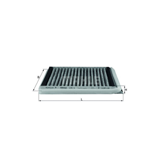 MAHLE ORIGINAL LAK 8 Pollen filter Activated Carbon Filter