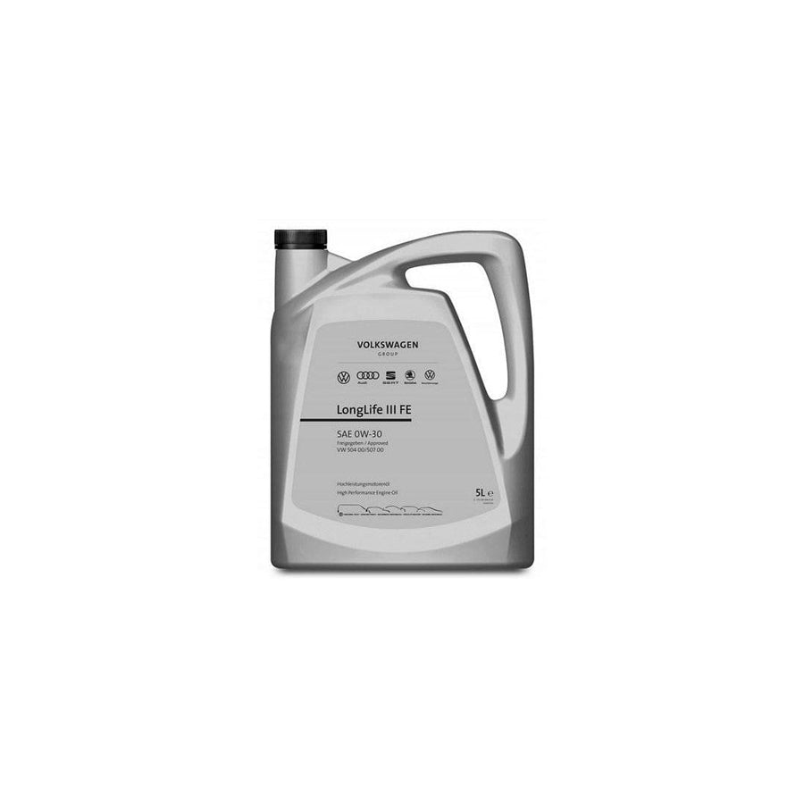 Genuine Audi VW VAG Longlife III FE 0W-30 Engine Oil - 5L