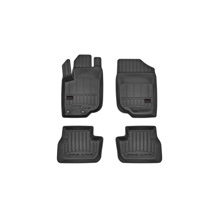 FROGUM 3D407435 Floor mat set for PEUGEOT 207 Elastomer, Front and Rear, Quantity: 4, Black