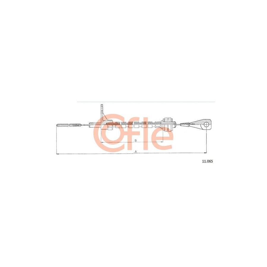 COFLE 11.065 Throttle Cable for VW TRANSPORTER | Duco Car Parts UK Car Parts