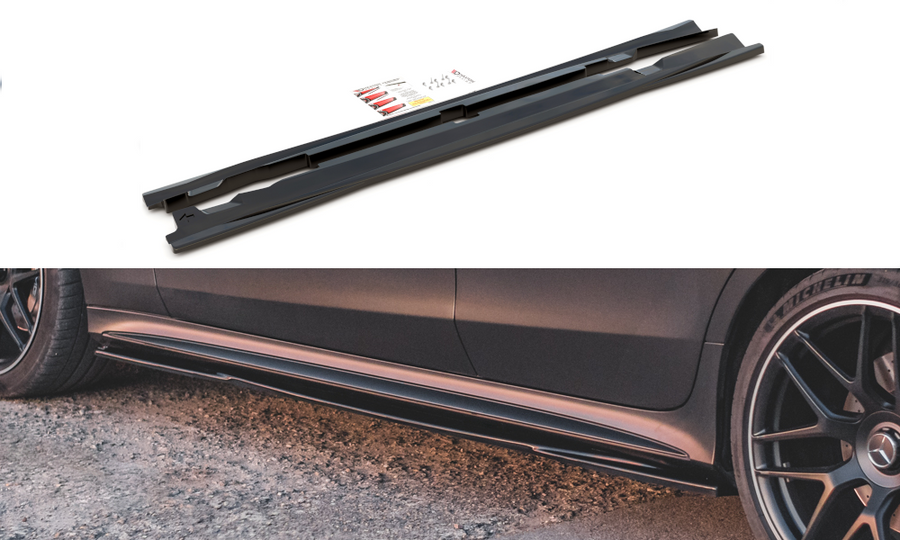 Maxton Design ME-GT-4D-53-SD1T Side Skirts Diffusers Mercedes Benz AMG GT 53 4-Door Coupe | Duco Car Parts UK Car Parts