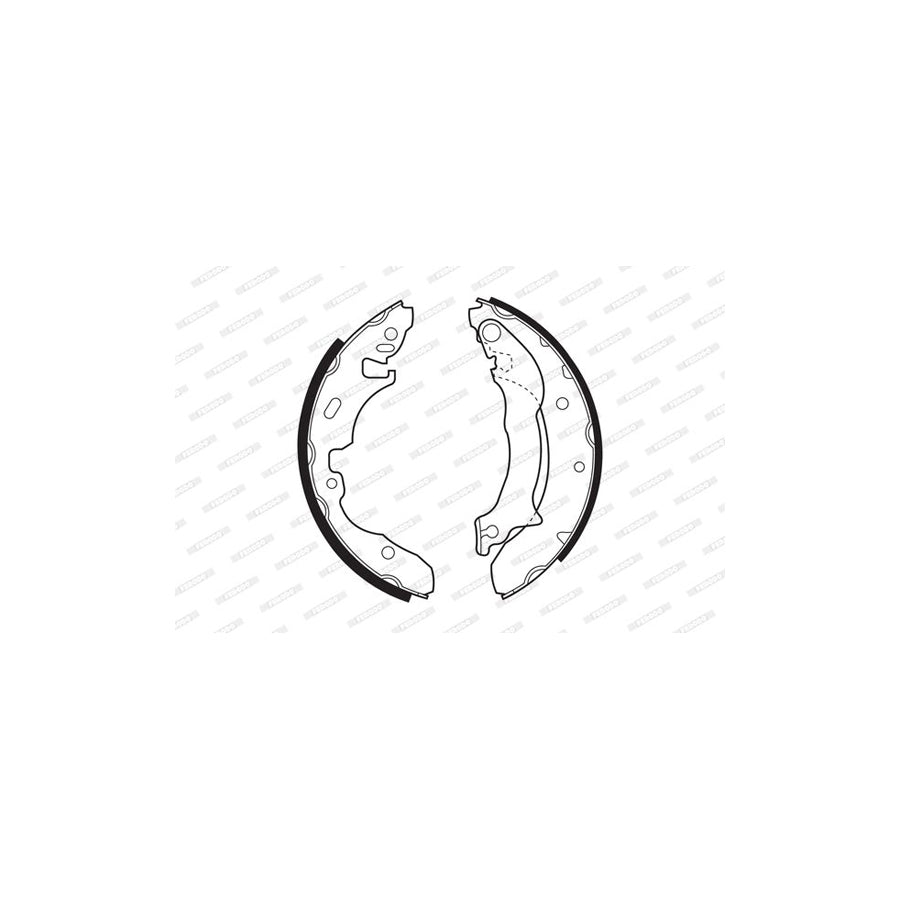FERODO PREMIER FSB537 Brake Shoe Set for FORD MONDEO