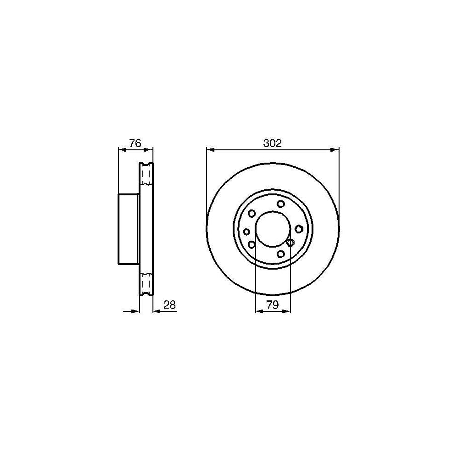 BOSCH 0 986 478 317 Brake Disc Internally Vented Vented Oiled High carbon with bolts screws