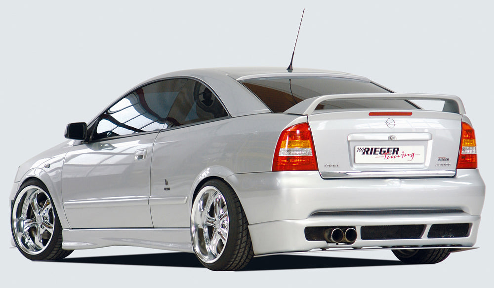 Rieger 00051211 Opel Astra G Rear Window Cover -  Matte Black