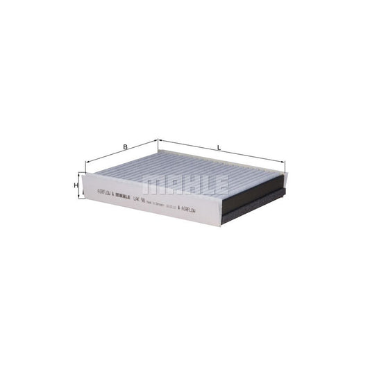 MAHLE ORIGINAL LAK 98 Pollen filter Activated Carbon Filter