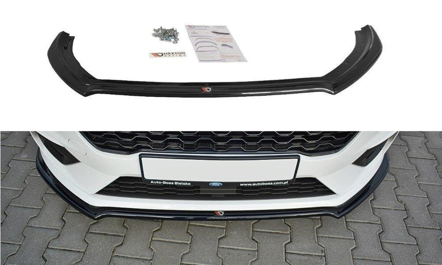 Maxton Design FO-FI-8-STLINE-FD1T Front Splitter V.1 Ford Fiesta ST / ST-Line MK8 | Duco Car Parts UK Car Parts