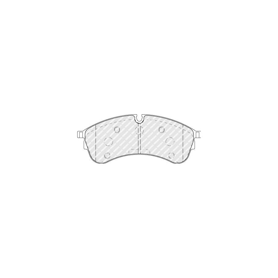 Ferodo Fvr5105 Brake Pad Set Prepared For Wear Indicator With Accessories