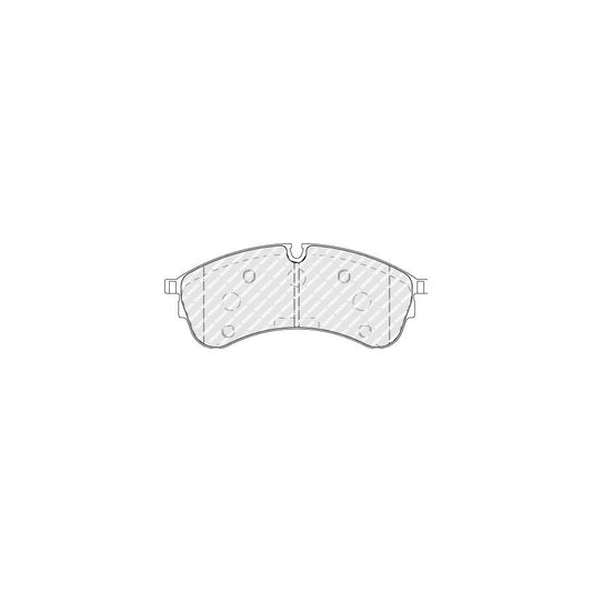 Ferodo Fvr5105 Brake Pad Set Prepared For Wear Indicator With Accessories