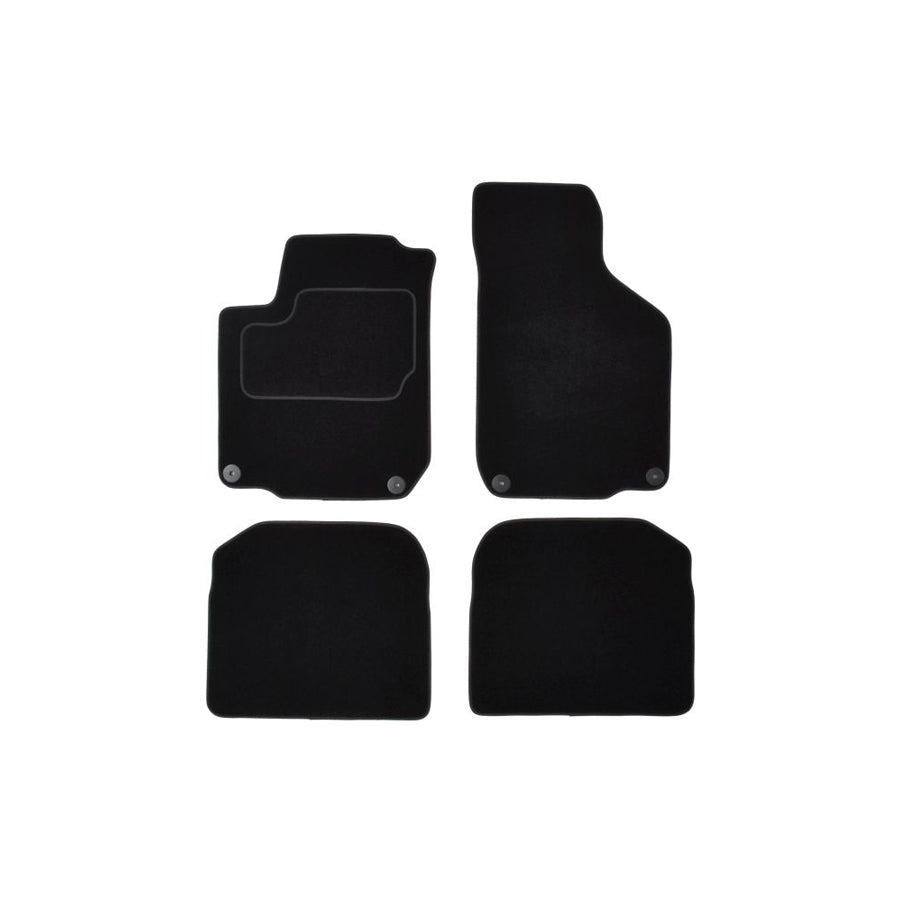 MAMMOOTH A041 VW15 PRM 01 Floor mat set for VW BORA Textile, Front and Rear, Quantity: 4, Black