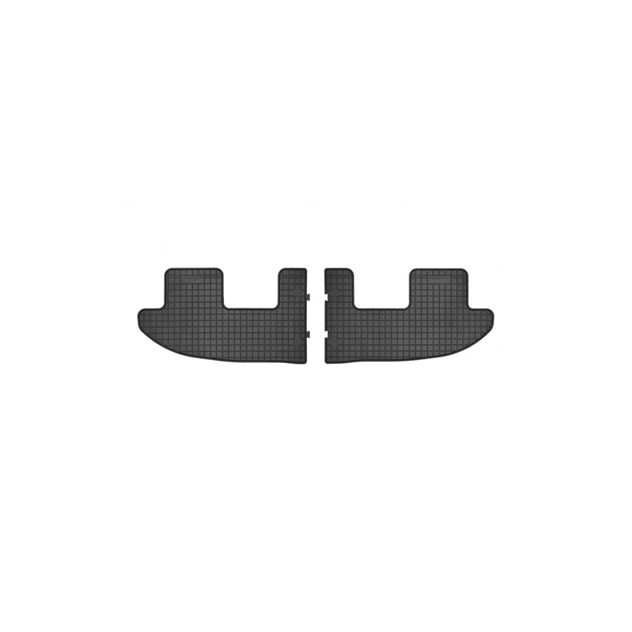 FROGUM Tailored 04051 Floor mat set Elastomer, Rear, Quantity: 2, Black, (LHD)