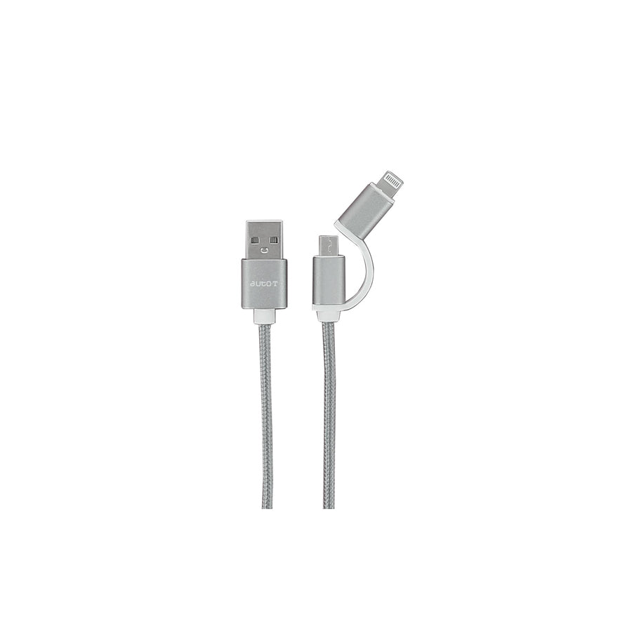 AUTO-T 540203 USB charge cable Silver, Blister Pack