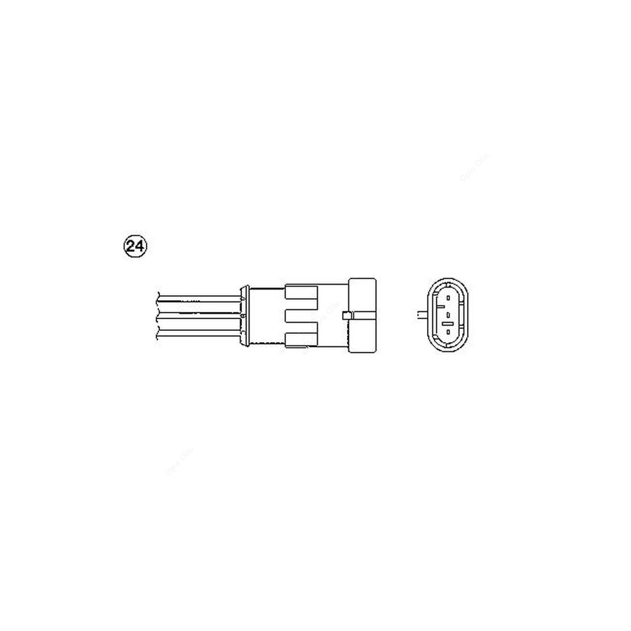 NTK Lambda Sensor / O2 Sensor (NGK 91454) - OZA728-R2