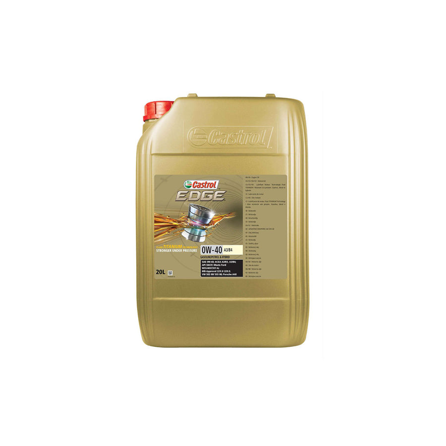 Castrol EDGE 0W-40 A3/B4 - 20ltr