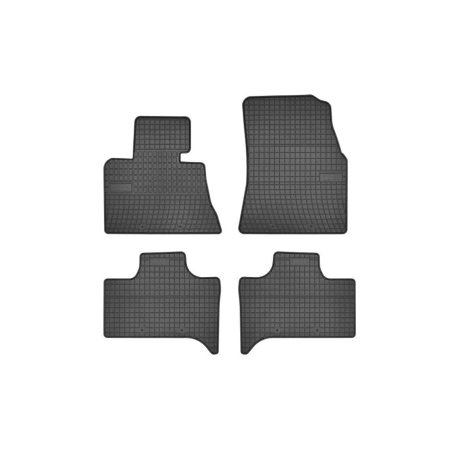 FROGUM Tailored 0664 Floor mat set for BMW X5 (E53) Elastomer, Front and Rear, Quantity: 4, Black, (LHD)