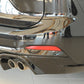 Rieger 00088240 Ford DEH Focus 4 Rear Diffuser for Original Twin Tailpipe RIght (Inc. Focus 4 ST) - Glossy Black