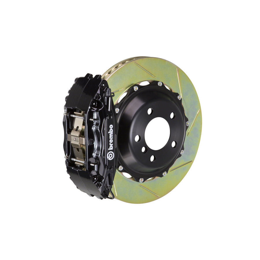 Brembo 2B2.9001A Hummer H2 Rear GT 4-Pistons Slotted 2-piece Big Brake Kit 380x32mm