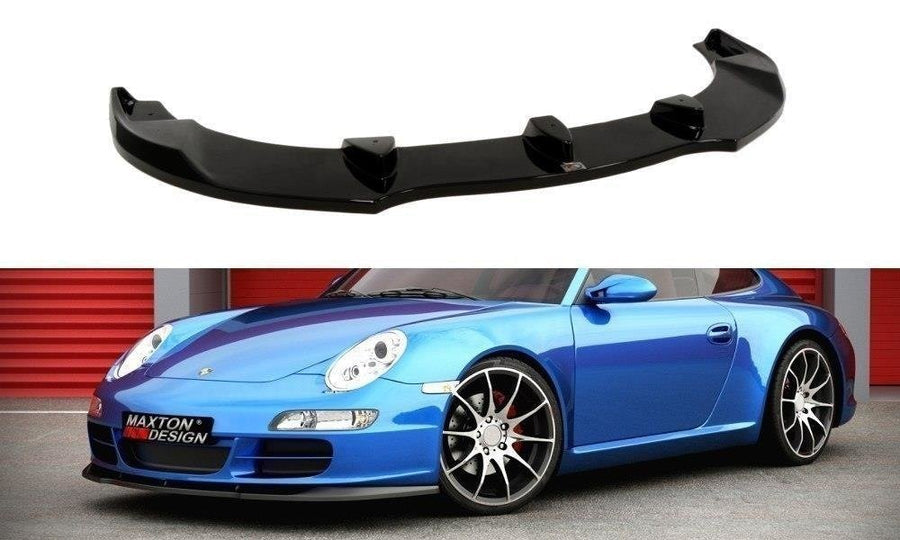 Maxton Design PO-911-997-FD1T Front Splitter Porsche 911 Carrera 997.1 (Pre-Facelift) | Duco Car Parts UK Car Parts