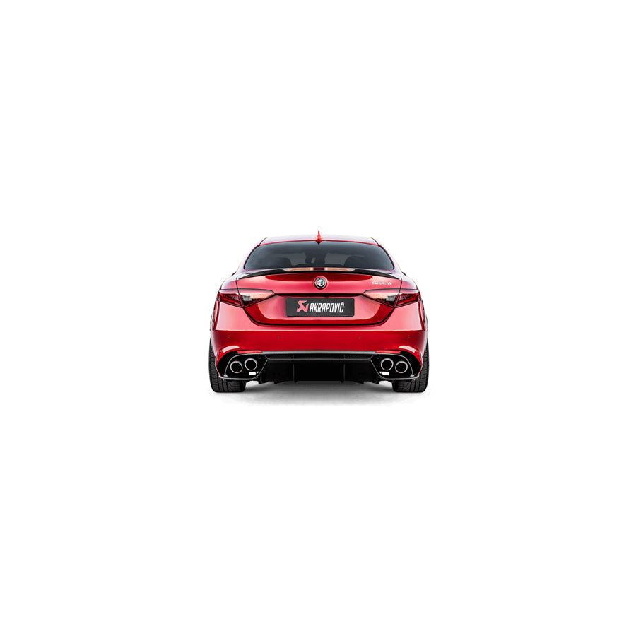 Akrapovic Alfa Romeo Giulia Quadrofoglio Evolution Line Titanium Exhaust System