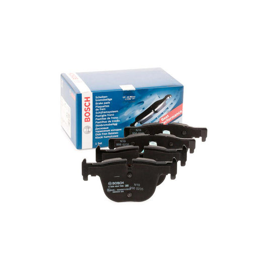 Bosch 0986494786 Brake Pad Set With Anti Squeak Plate With Piston Clip BP1960