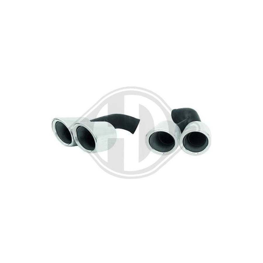 DIEDERICHS HD Tuning 4204002 Exhaust tip for PORSCHE Cayenne (92A) 65 mm, Stainless Steel, 455mm