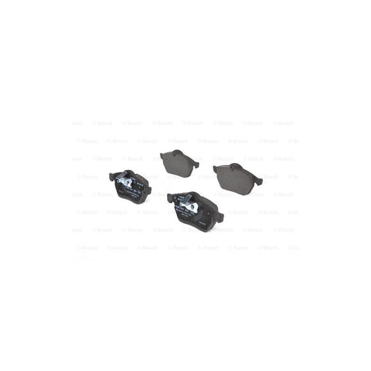 Bosch 0986424360 Brake Pad Set With Anti Squeak Plate With Piston Clip BP171