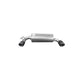 AC Schnitzer BMW F30 F31 340i Dual Sports Exhaust With Carbon Fibre Tailpipes