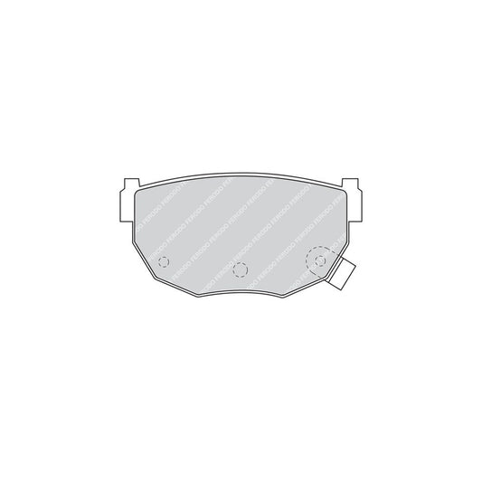 Ferodo Sl Fsl720 Brake Pad Set For CITROEN Zx Incl Wear Warning Contact