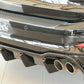 Rieger 00088240 Ford DEH Focus 4 Rear Diffuser for Original Twin Tailpipe RIght (Inc. Focus 4 ST) - Glossy Black
