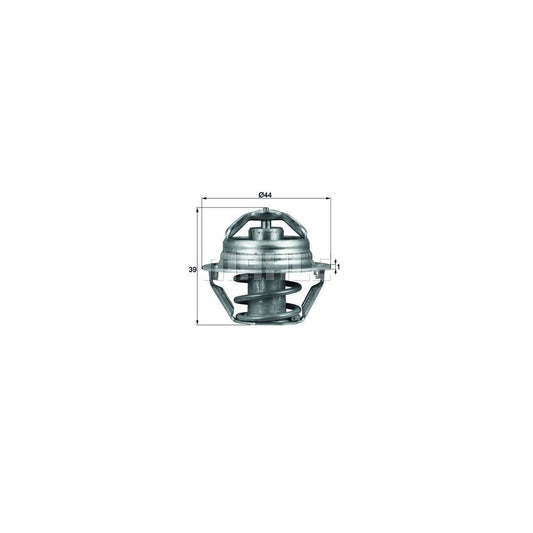 MAHLE ORIGINAL TX 90 87D Engine thermostat Opening Temperature: 87°C, with seal