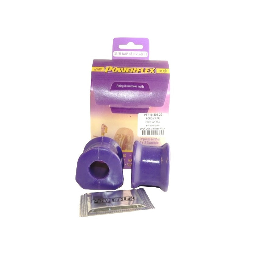 Powerflex PFF19-406-22 TVR Ford Front Anti Roll Bar Bush 22mm (Inc. S Series, Griffith, Escort, Capri) | Duco Car Parts UK Car Parts