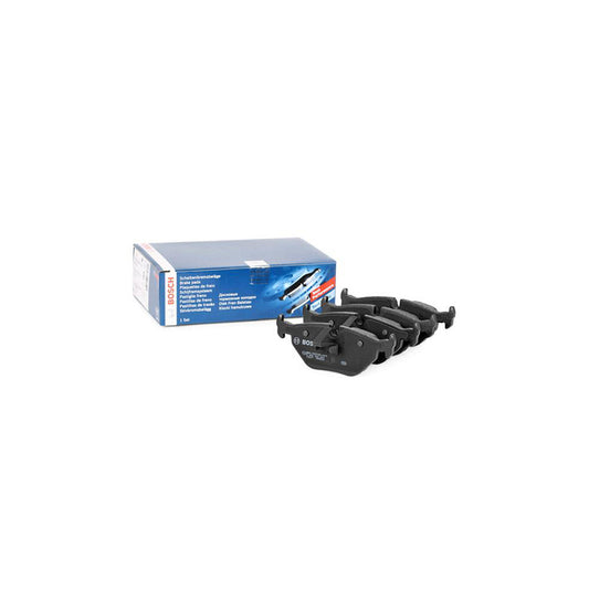 Bosch 0986424484 Brake Pad Set With Anti Squeak Plate With Piston Clip BP252