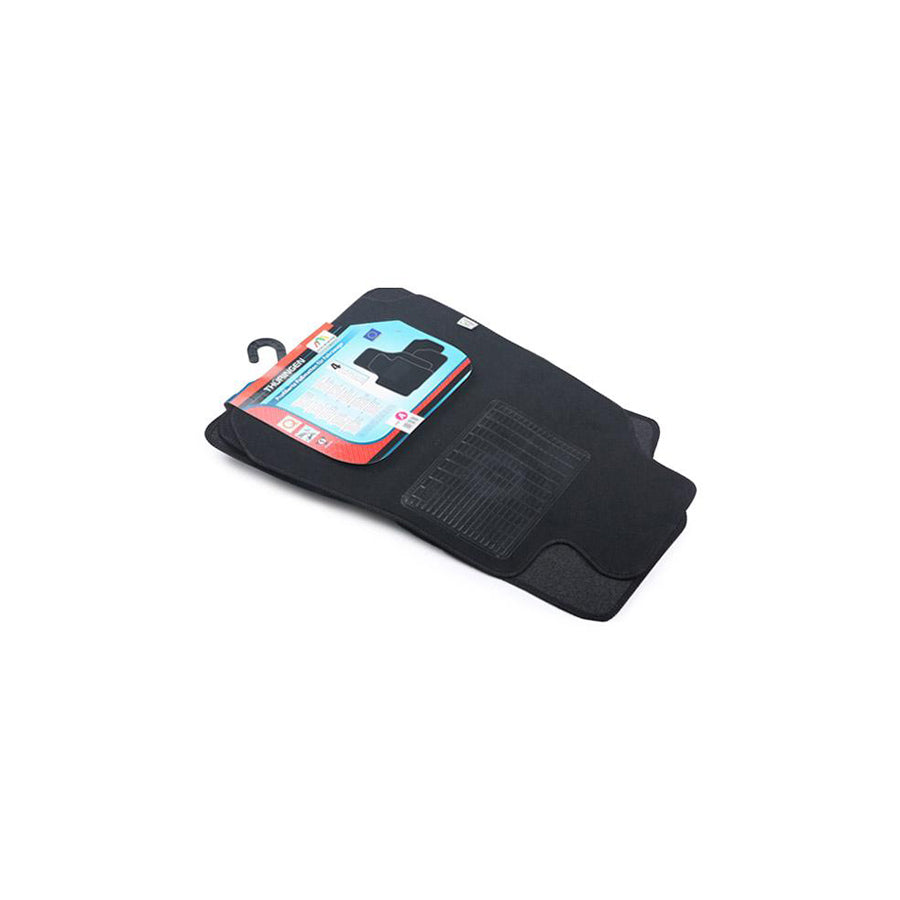 KEGEL Universal fit 5-8901-267-4010 Floor mat set Polyester, Front and Rear, Quantity: 4, Black