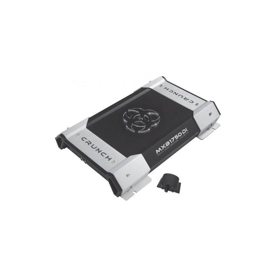 CRUNCH BLACKMAXX MXBi MXB1750i Audio Amplifier D, with remote control, Low(30-250), Subsonic(20-55)Hz, 1750W, (45 Hz), Bassboost 0-12dB