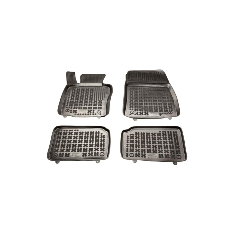 REZAW PLAST 200725 Floor mat set for MINI Countryman (R60) Elastomer, Front and Rear, Black