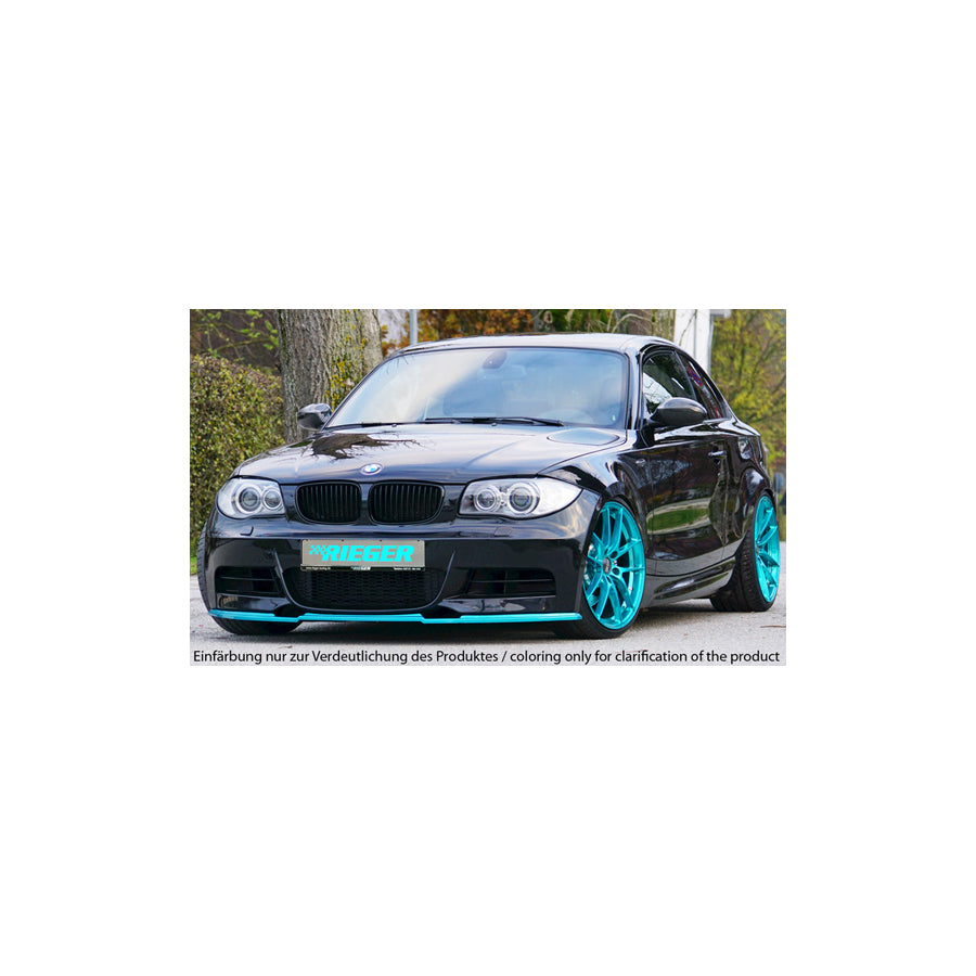 Rieger 00035044 BMW E82 E88 Front Splitter