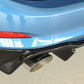 Rieger 00088242 Ford DEH Focus 4 Rear Diffuser for Sport Tailpipe Left & Right (Inc. Focus 4 ST) - Glossy Black