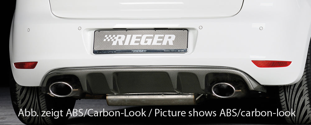 Rieger 00059544 VW Mk6 Golf Rear Diffuser (GTI & GTD)