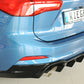 Rieger 00088242 Ford DEH Focus 4 Rear Diffuser for Sport Tailpipe Left & Right (Inc. Focus 4 ST) - Glossy Black