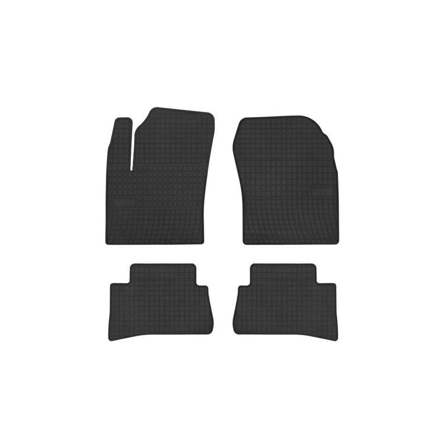 FROGUM Tailored 401853 Floor mat set for TOYOTA C-HR (AX10) Elastomer, Front and Rear, Quantity: 4, Black, (LHD)